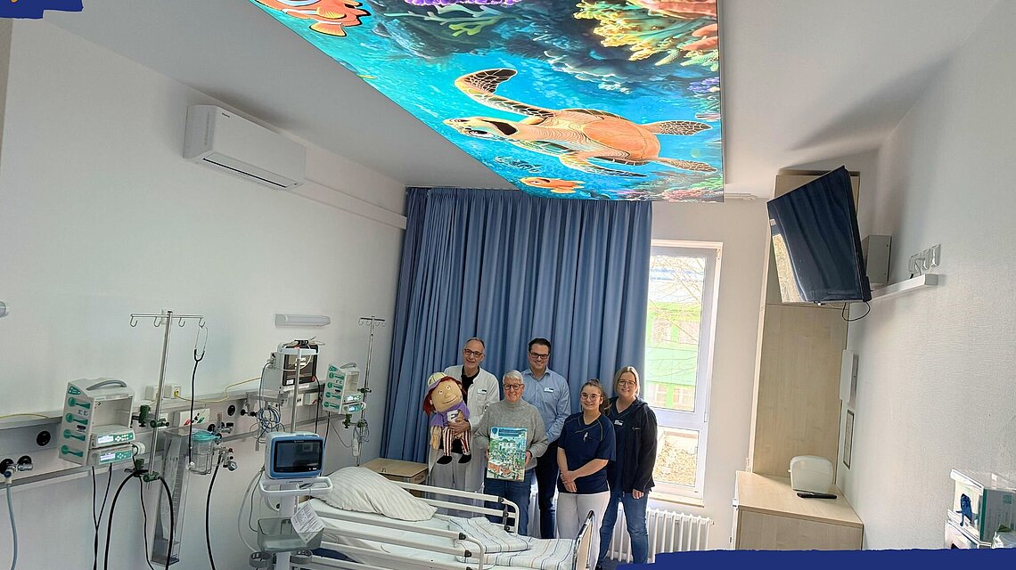 Neue Überwachungszimmer auf der Kinderstation