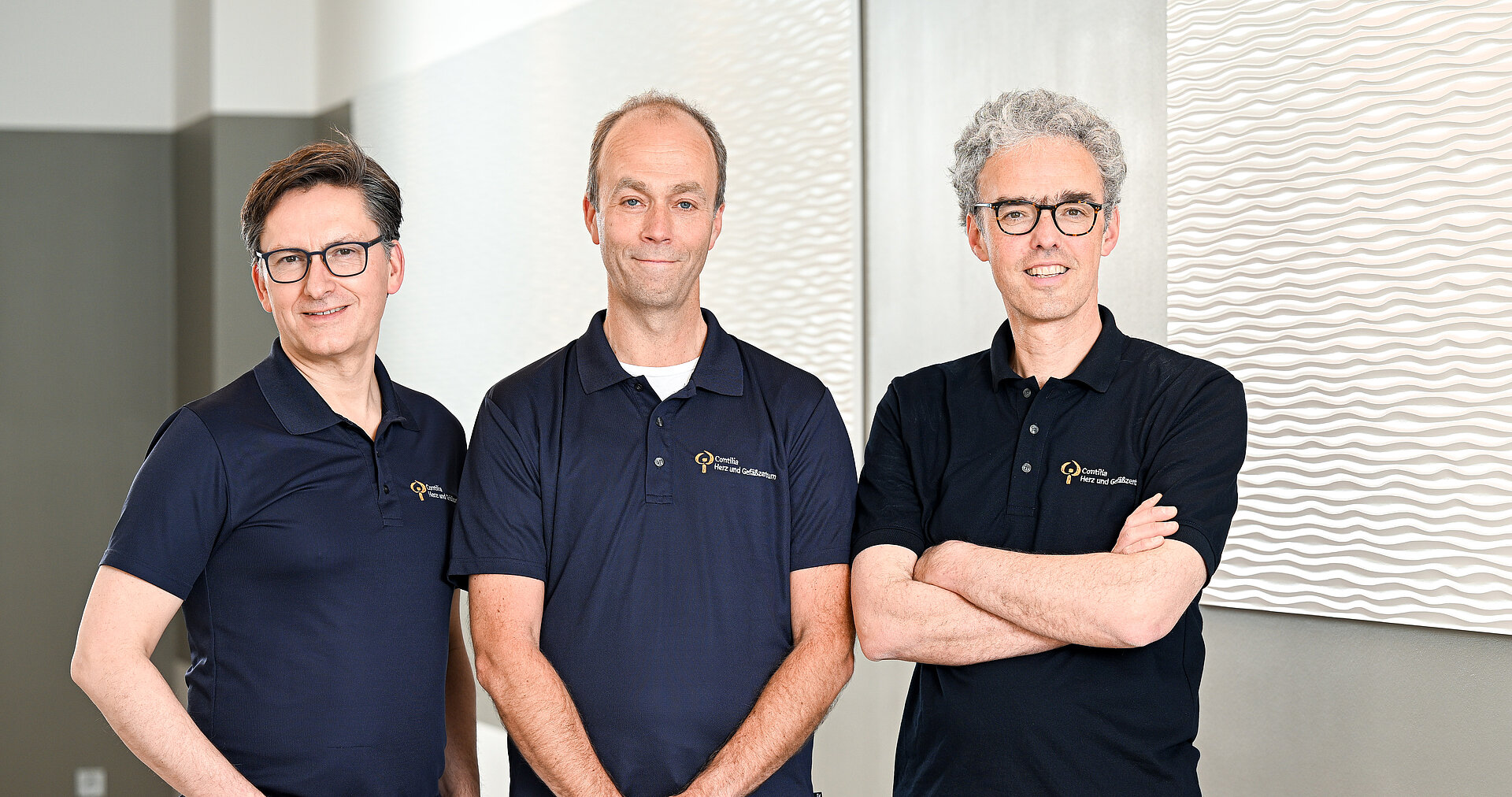 v.l.: Prof. Dr. Oliver Bruder, Dr. Thomas Schmitz und Prof. Dr. Heinrich Wieneke