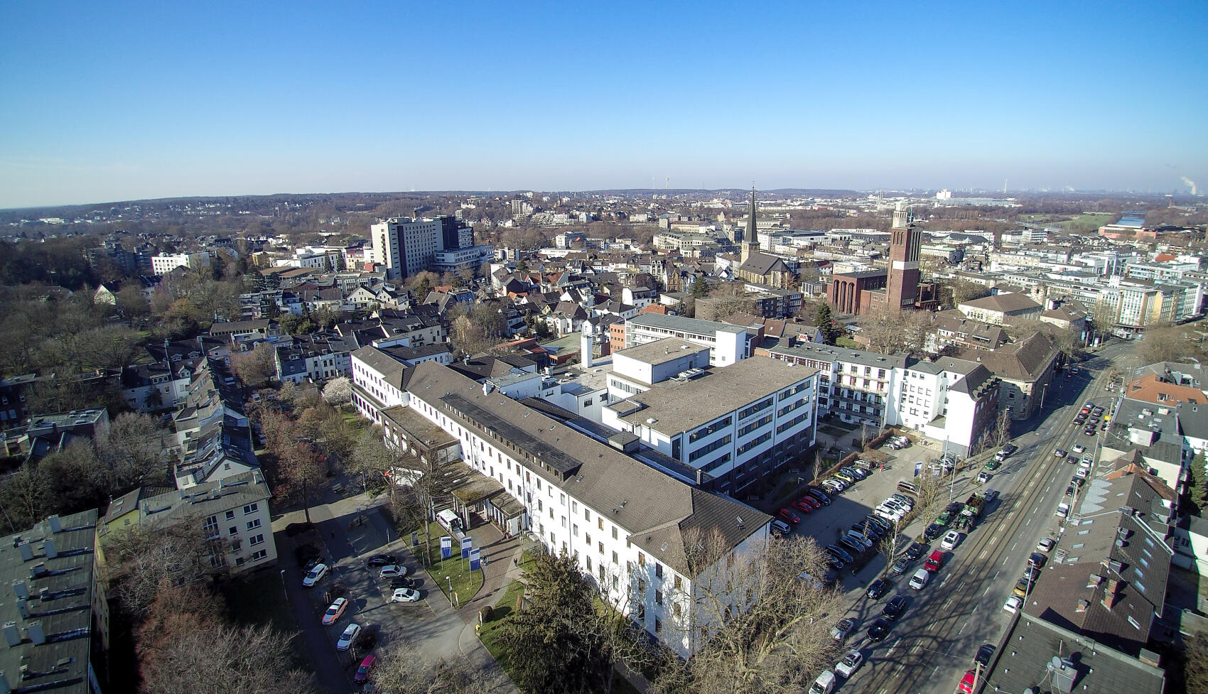 Luftbild St. Marien Hospital Mülheim an der Ruhr